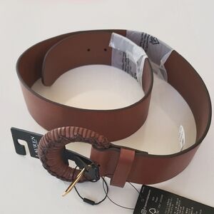 Lauren Ralph Lauren‎ Brown Leather Belt SizeM.
